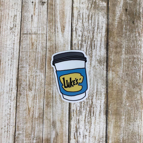 Luke's Travel Mug | Sticker