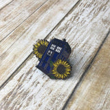 For Amy TARDIS *Glitter | Enamel Pin