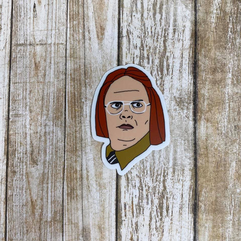 Dwight as Meredith | Sticker