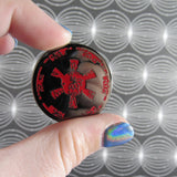 Imperial Cog Red & Black | Enamel Pin