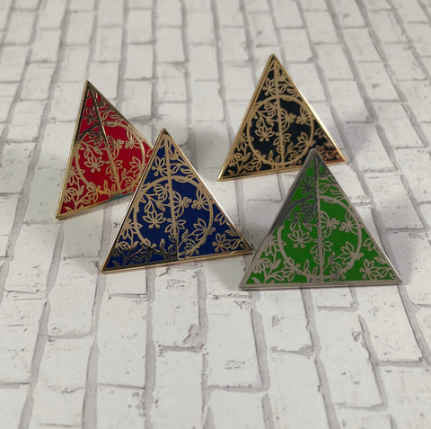 Floral Triangle | Enamel Pin